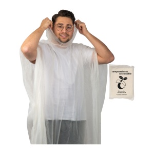 EA Poncho de ploaie compostabil Fleurus