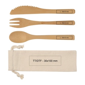 Easy™ Set de tacamuri din bambus