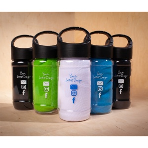 FEEL COOL sports bottle with refreshing towel - Img 5