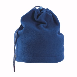 Fleece snood/beanie with adjustable drawstring - Img 2