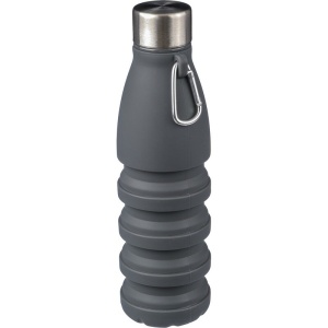 AX Sticlă sport pliabilă 550 ml cu carabină