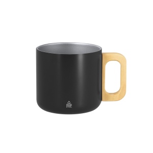 Garfun - Mug Recycled Stainless Steel/ Wood 400 ml - Img 3