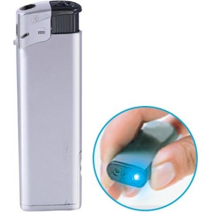 Gathered™ Bricheta Flameclub piezo cu lanterna LED
