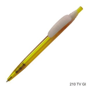 Gathered™ Pix Stilus din plastic ,corp transparent color parti albe