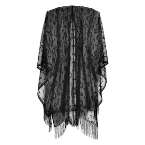 GC Laville paris black polyester cover-up with box