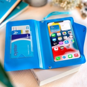 GC Zoppini light blue pvc cellphone holder. - Img 3