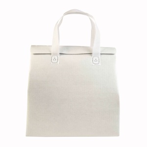 Geantă frigorifică laminată din material nețesut 100 g/m2 cu închidere cu velcro, 27 x 28 x 6 cm - Img 8