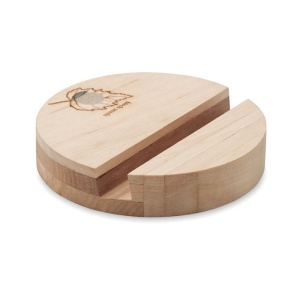 GROW ROUND STAND Birch Wood phone stand - Img 3