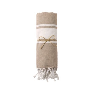 GRS-certified 150 g/m2 recycled cotton beach towel - Img 6
