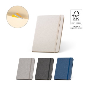 hi!™ BOYD Notă A5 cu coperta tare poliester reciclat (100% rPET) - Img 1