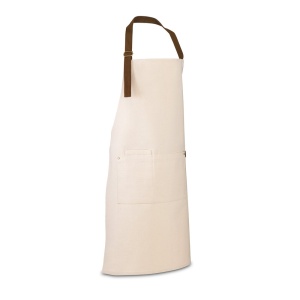 hi!™ HOLM Șorț din pânză 100% bumbac (320 g/m²) cu detalii metalice