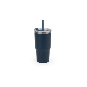 hi!™ JOYNER M. Pahar de călătorie compact din oțel inoxidabil (91% reciclat) cu perete dublu izolat în vid și finisaj mat 600 ml - Img 3