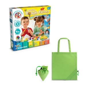 hi!™ Modeling Dough Factory Kit II Joc educațional furnizat cu o pungă de cadou pliabilă 190T