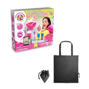 hi!™ Perfume & Soap Factory Kit V Joc educațional furnizat cu o pungă de cadou pliabilă 190T
