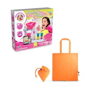 hi!™ Perfume & Soap Factory Kit V Joc educațional furnizat cu o pungă de cadou pliabilă 190T