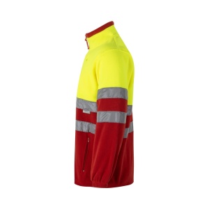 hi!™ VL EROS Jachetă fleece în două tonuri (280g/m²), din poliester (100%)