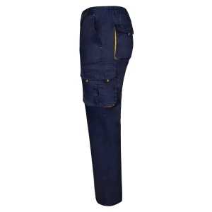 hi!™ VL HYPNOS Pantaloni de twill cu buzunare multiple în două tonuri (200g/m²), din bumbac (35%) și poliester (65%)