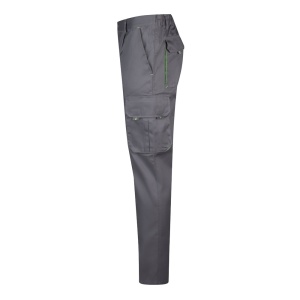 hi!™ VL HYPNOS Pantaloni de twill cu buzunare multiple în două tonuri (200g/m²), din bumbac (35%) și poliester (65%)