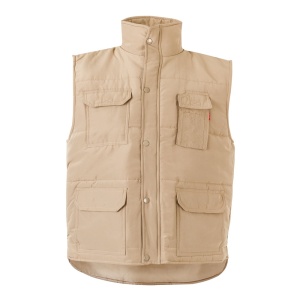 hi!™ VL MEFITIS Vestă căptușită cu mai multe buzunare (220g/m²), din poliester (100%)