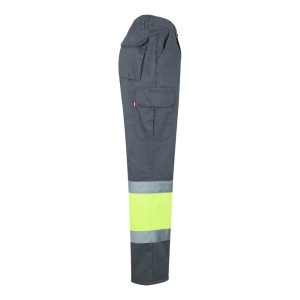 hi!™ VL POSEIDON Pantaloni din twill bicolor cu buzunare multiple (210 g/m²), din bumbac (20%) și poliester (80%) - Img 25