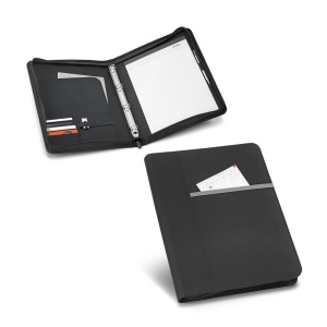 HI AUSTER. A4 folder in 600D with lined pages