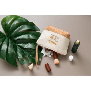 HI BLANCHETT. 100% cotton and cork toiletry bag - Img 4