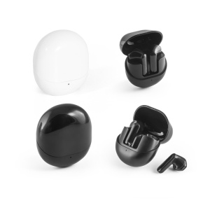 HI BURTON. Wireless earphones in recycled ABS (100% rABS) with 12 hours of battery life
