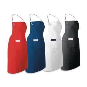 HI CHIVES. Apron in cotton and polyester (150 g/m²)