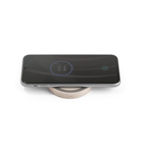 HI CUVIER. 15W wireless charger in recycled ABS (65% rABS) and wheat straw fiber (35%) - Img 4