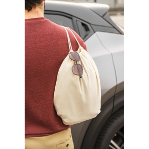 HI DAHAB. Sacoșă tip rucsac 100% bumbac (140 g/m²) - Img 4