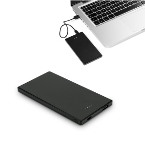 HI DENNING. 5.000 mAh slim stainless steel power bank
