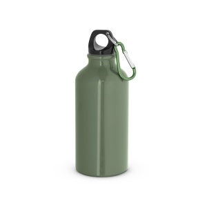 HI LANDSCAPE S. Aluminium sports bottle with carabiner 400 mL - Img 14