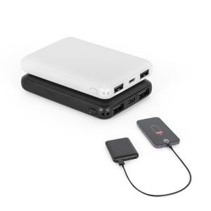 HI LEAKEY 5. Power bank 5'000 mAh în ABS reciclat (100% rABS)