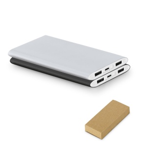 HI NOBEL. Power bank 7.200 mAh in recycled aluminium (100% rAL)