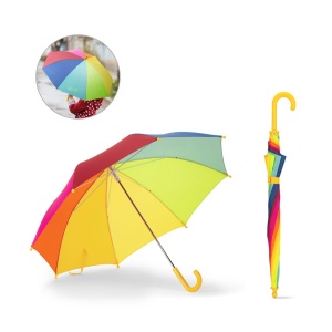 HI OLIVIA. 19" Kids Colorful Umbrella in 190T Polyester