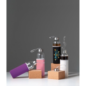 HI RAISE. Glass and stainless steel Sport bottle 520 mL - Img 14