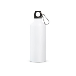 HI RE-LANDSCAPE M. Recycled aluminium (100% rAL) bottle with carabiner 530 mL - Img 5