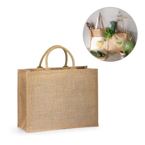 HI SHANTI. Jute bag (360 g/m²)