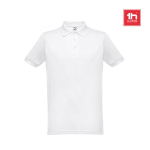 HI THC BERLIN WH. Men's short-sleeved polo shirt. White