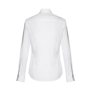 HI THC PARIS WOMEN WH. Cămașă de poplin pentru dame - Img 3