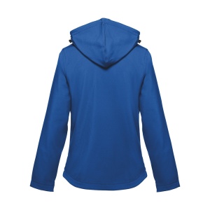 HI THC ZAGREB WOMEN. Women's softshell jacket with detachable hood and rounded back hem - Img 16