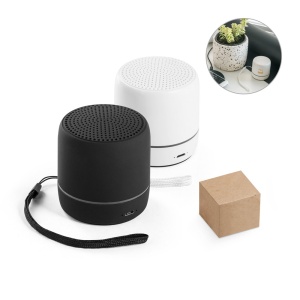 HI TURING. Difuzor portabil de 3W cu 4 ore de autonomie a bateriei pe ABS reciclat (100% rABS)