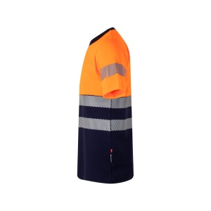 HI VL BASTET. Tricou piqué bicolor (150 g/m²), din bumbac (55%) și poliester (45%) - Img 13
