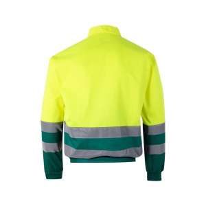 HI VL NEPTUNE. Two-tone twill jacket (210g/m²) in polyester (80%) and cotton (20%) - Img 10