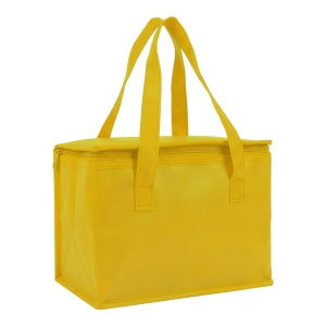 Laminated non-woven fabric cooler bag with silver interior - Img 10