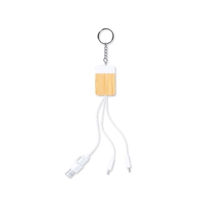 MAK Brestin - Charging Cable Bamboo/ Marble Extract Micro USB, Type C and Lightning Connection 5V DC 2.4A