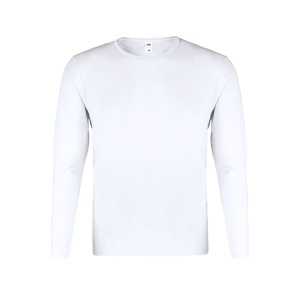 MAK Iconic Long Sleeve T - Tricou alb pentru adulți