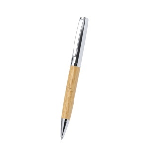 MAK Jarviner - Set Metal/ Bamboo Card Holder 1 Compartment. Pen - Img 2