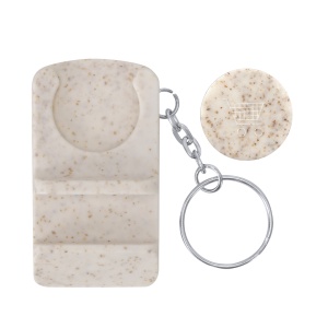 MAK Lansan - Holder Keyring Coin Wheat Straw
