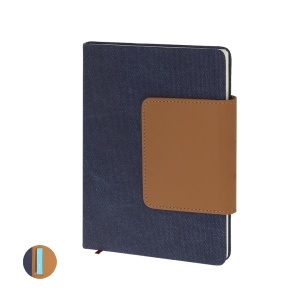 MAK Renak - Notepad Recycled Canvas/ Recycled PU Hard Cover. 80 Sheets - Img 1